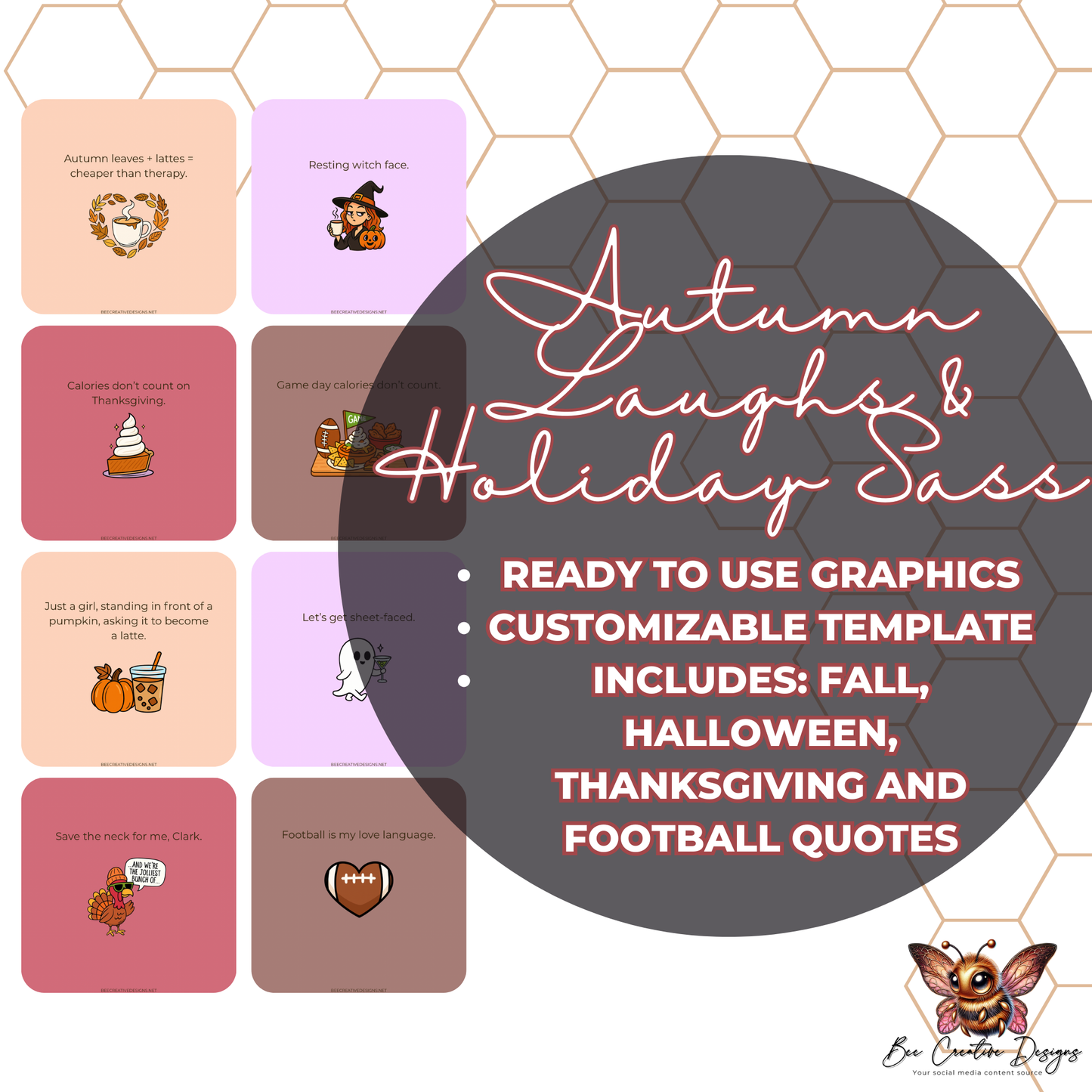 Autumn Laughs & Holiday Sass - Quotes for Social Media