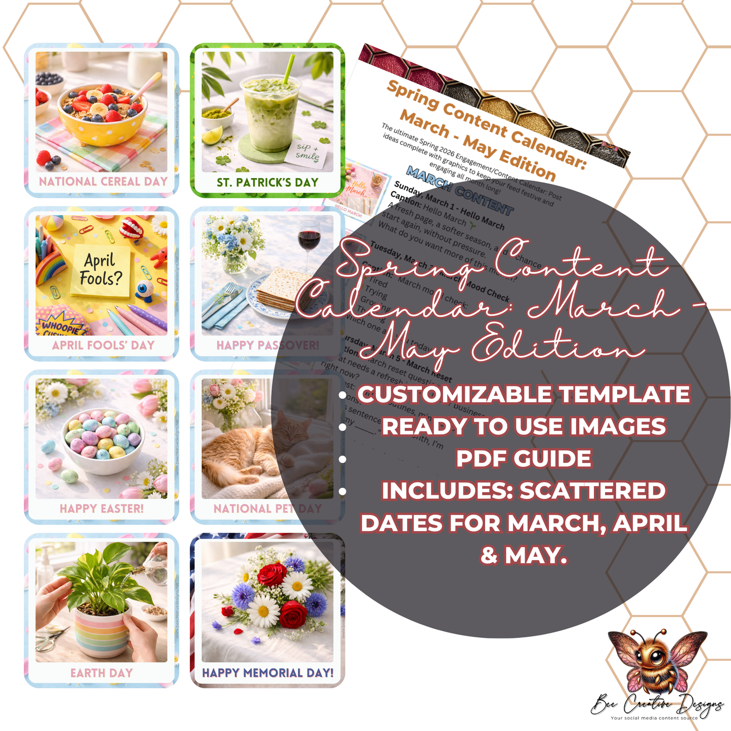 Spring Content Calendar: March - May Edition Social Media Content