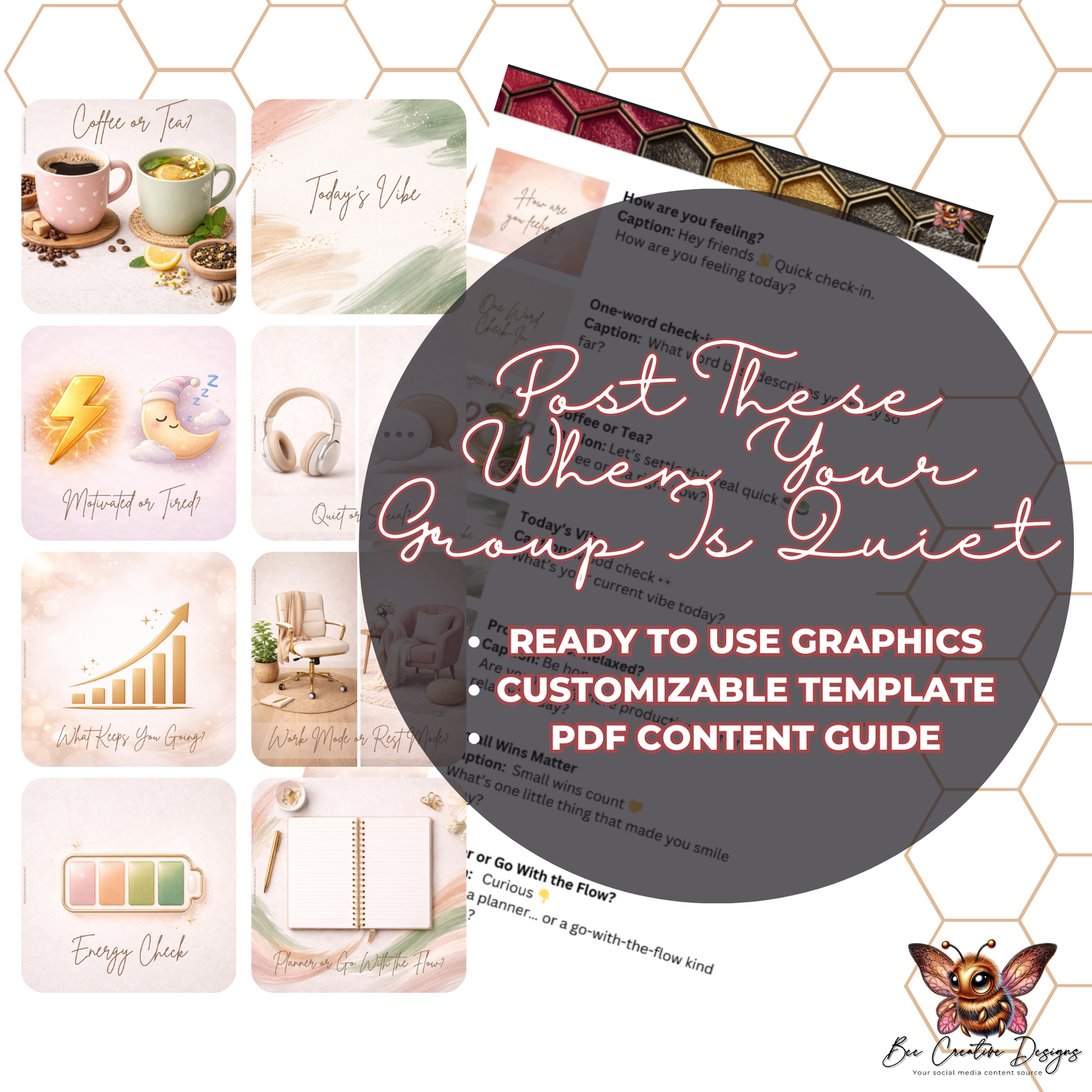 Post These When Your Group Is Quiet