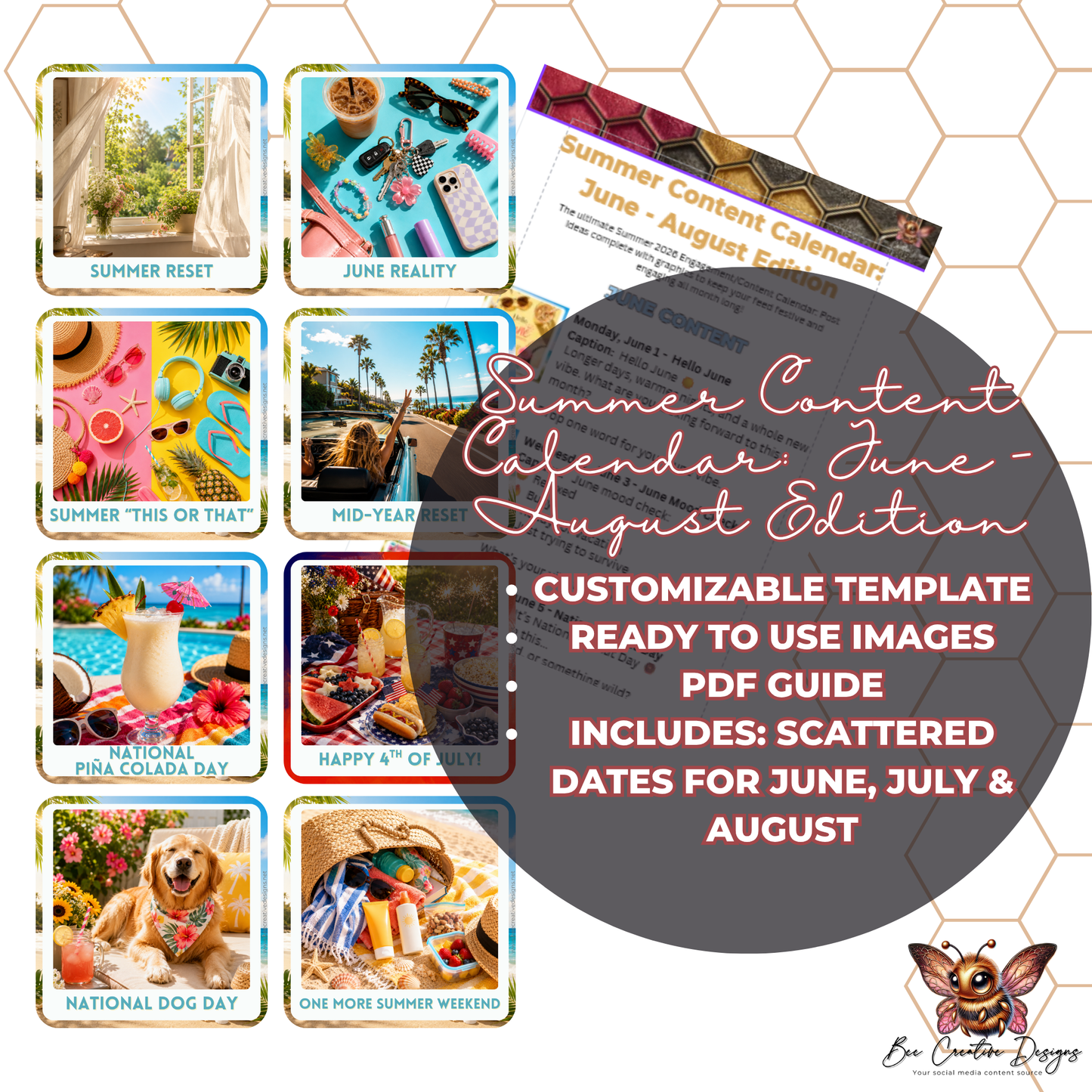 Summer Content Calendar: June - August Edition Social Media Content