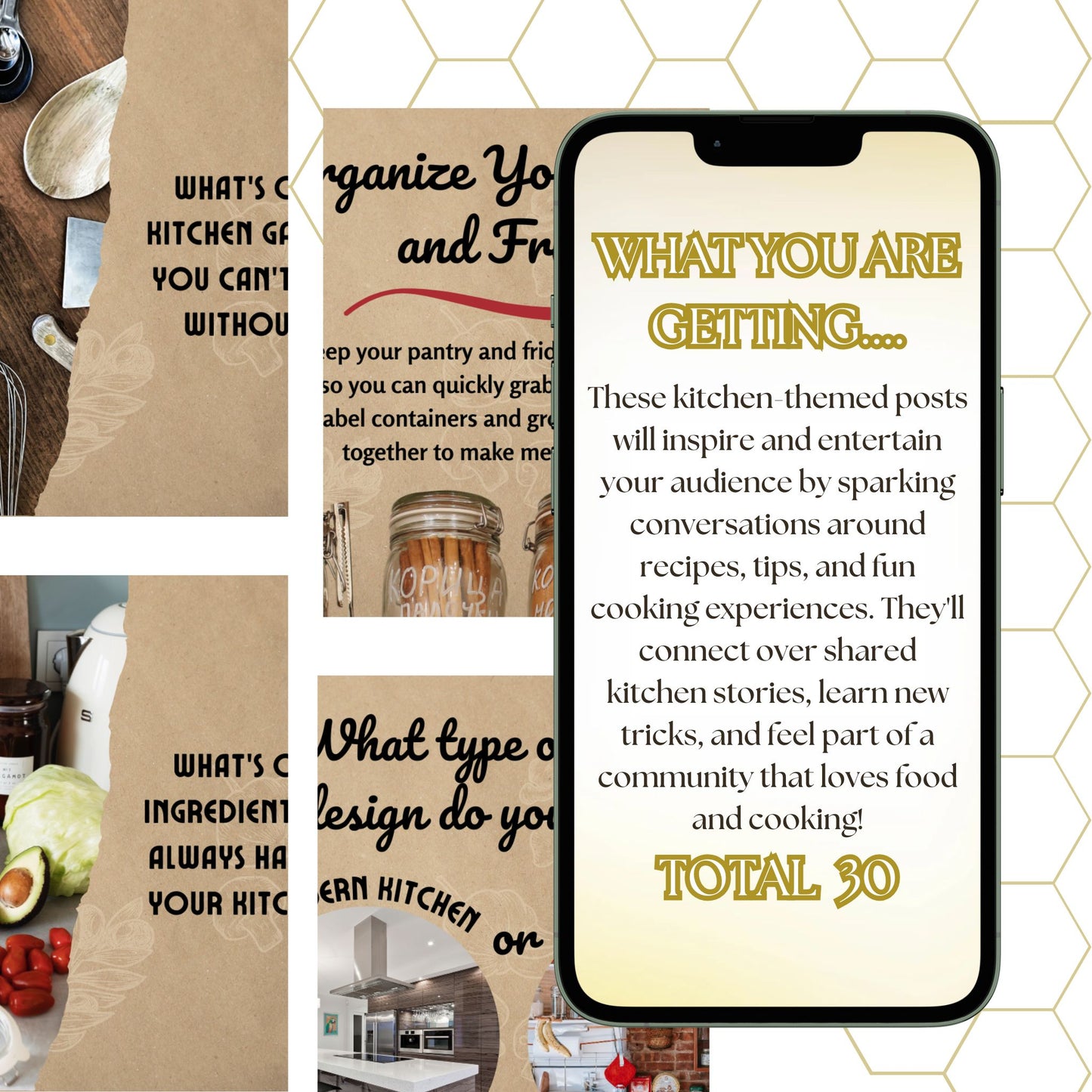 In the kitchen Social Media Engagements