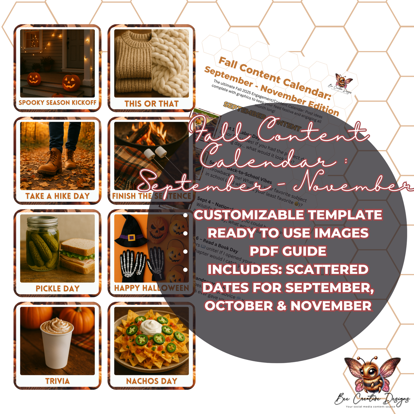 Fall Content Calendar: September-November Edition Social Media Content
