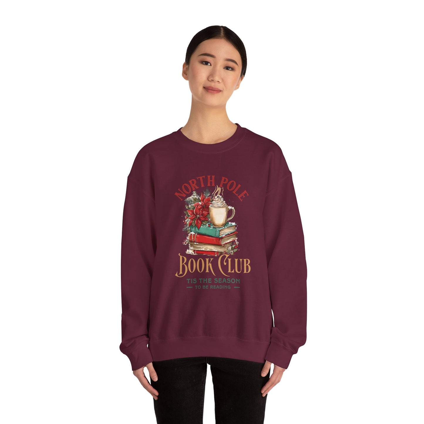 North Pole Book Club Crewneck Sweatshirt