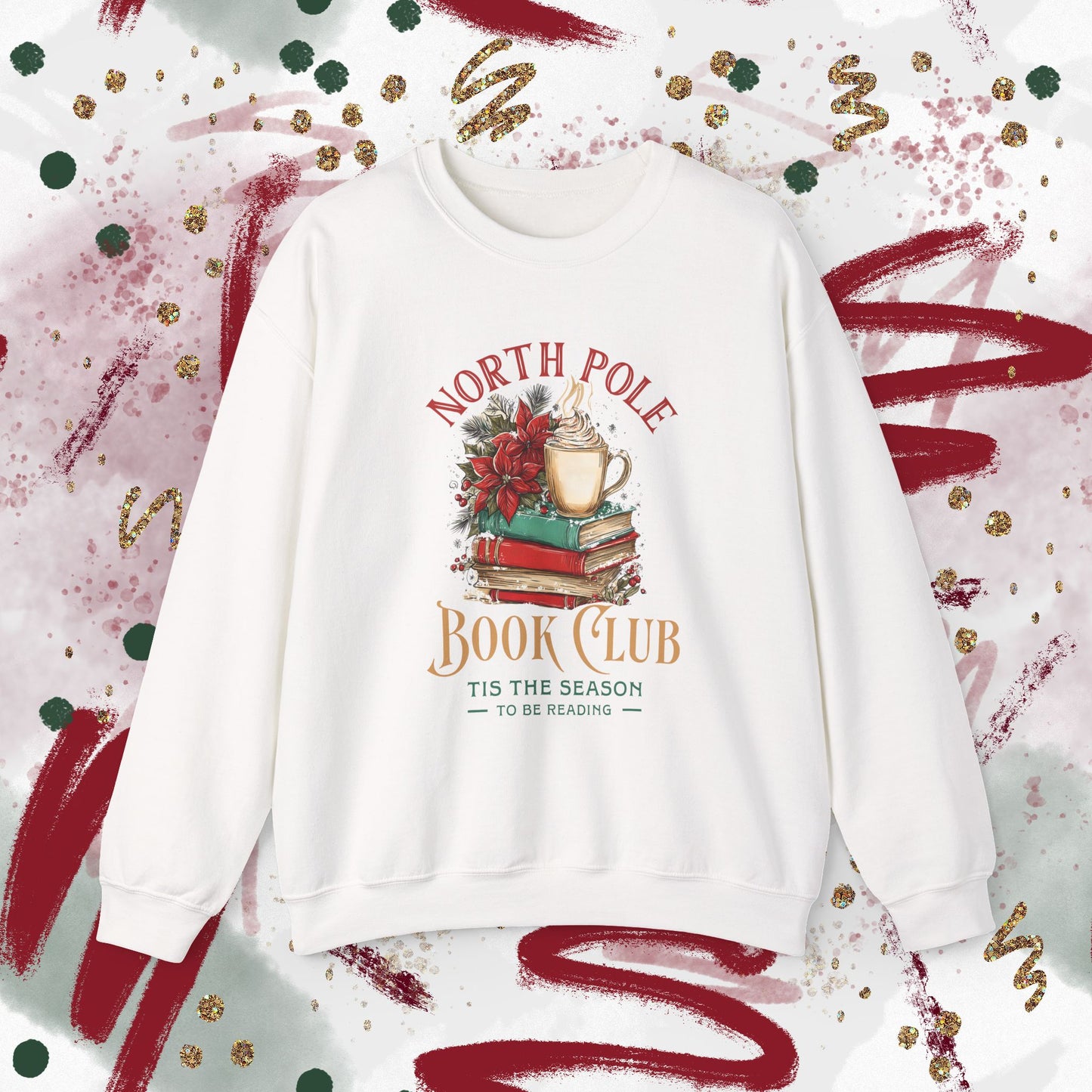 North Pole Book Club Crewneck Sweatshirt