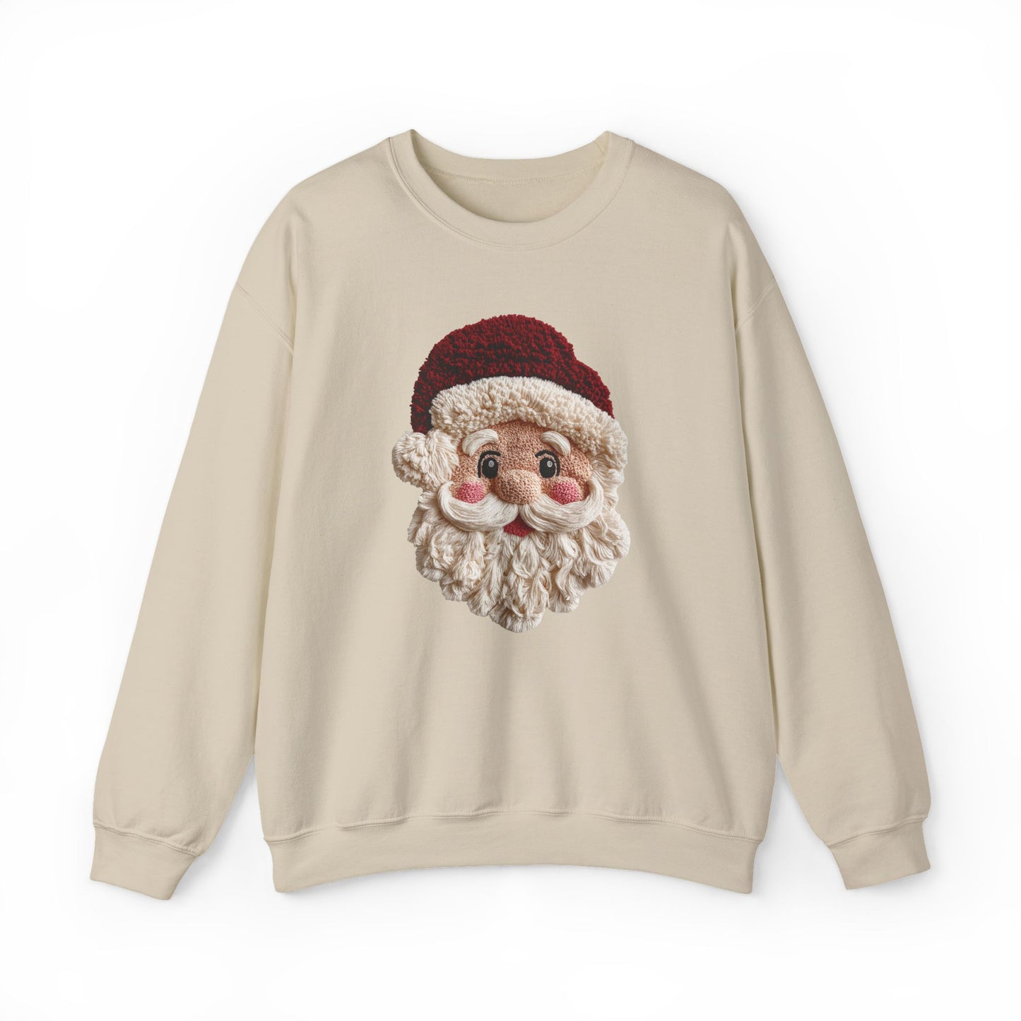 Vintage Santa Face Crewneck Sweatshirt