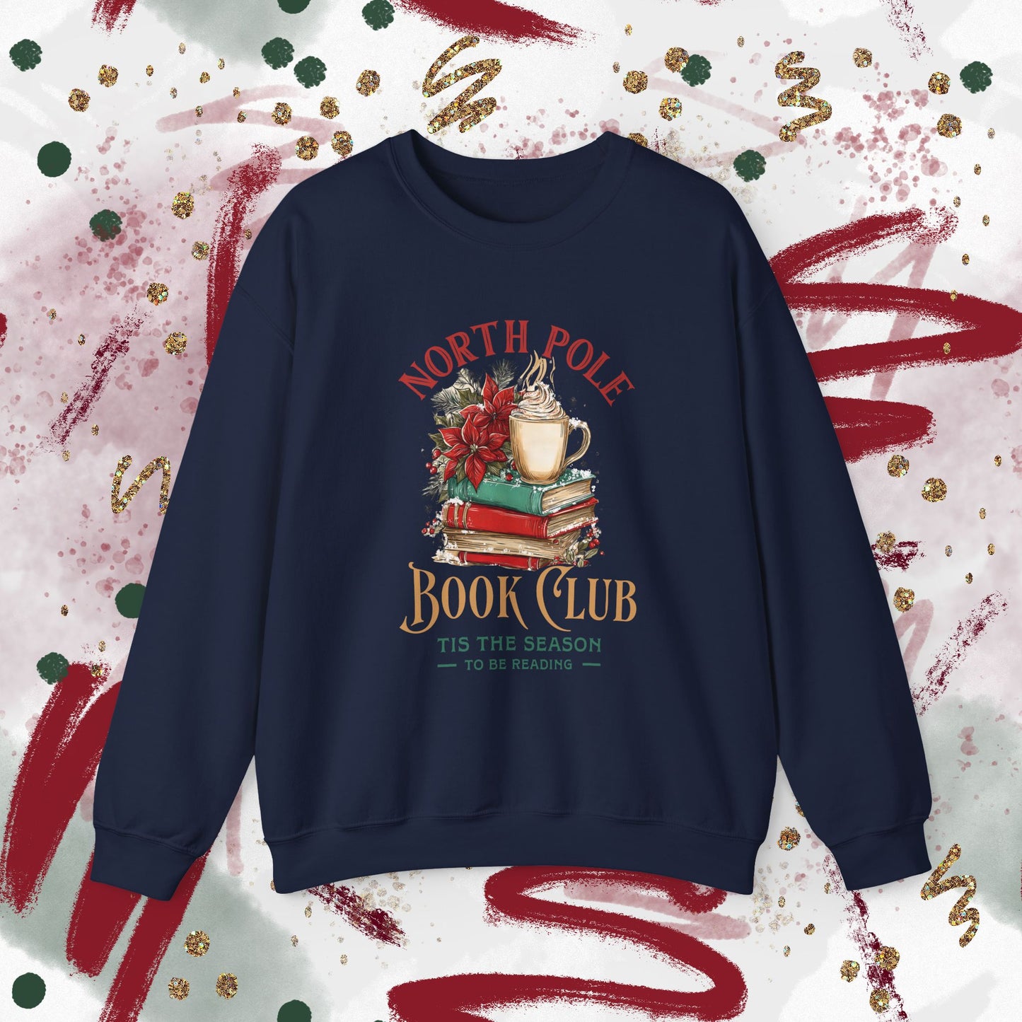 North Pole Book Club Crewneck Sweatshirt