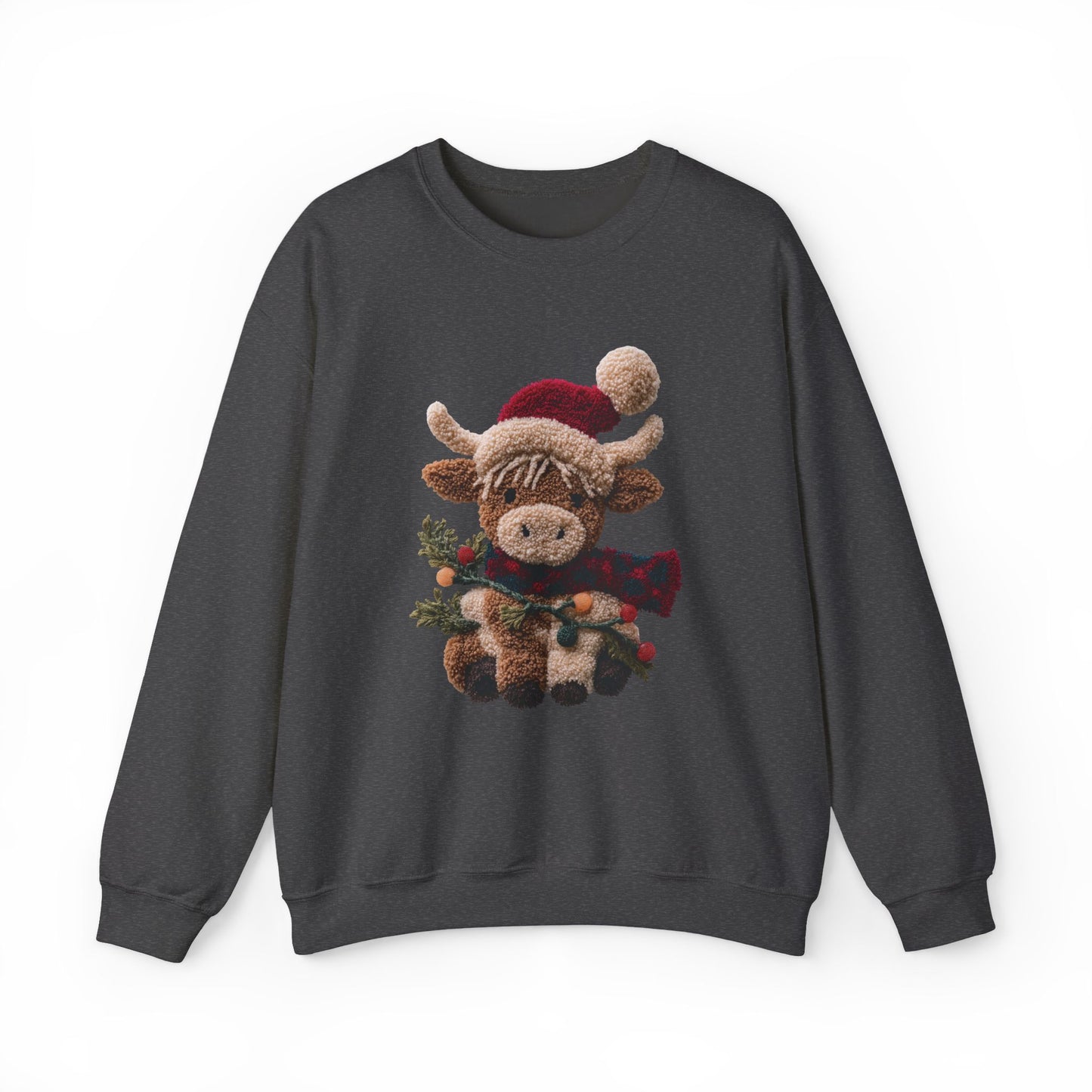 Vintage Highland Cow Crewneck Sweatshirt
