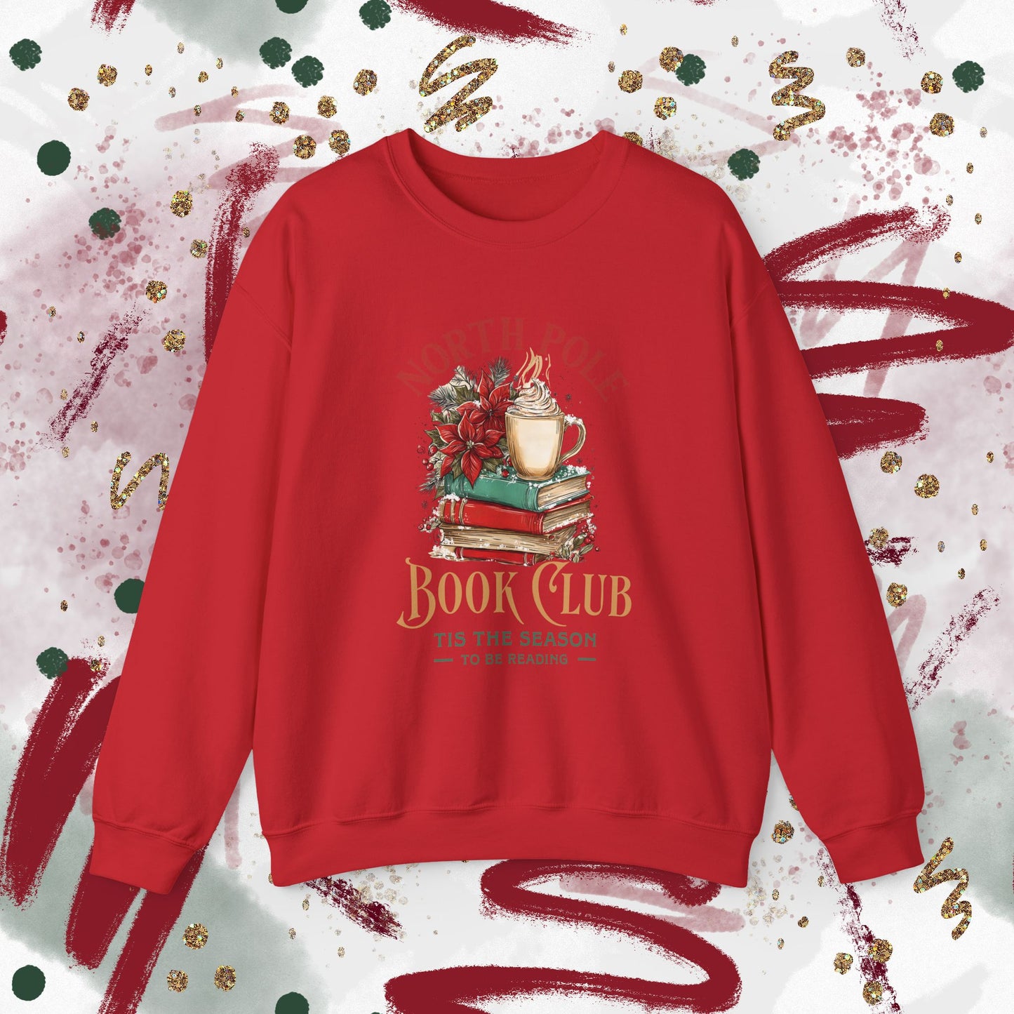 North Pole Book Club Crewneck Sweatshirt