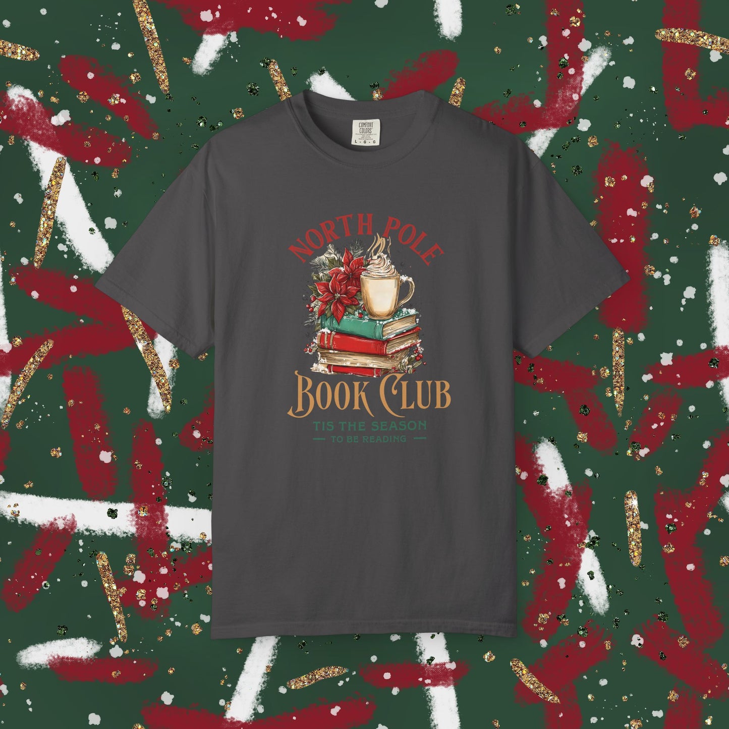 North Pole Book Club Graphic T-Shirt