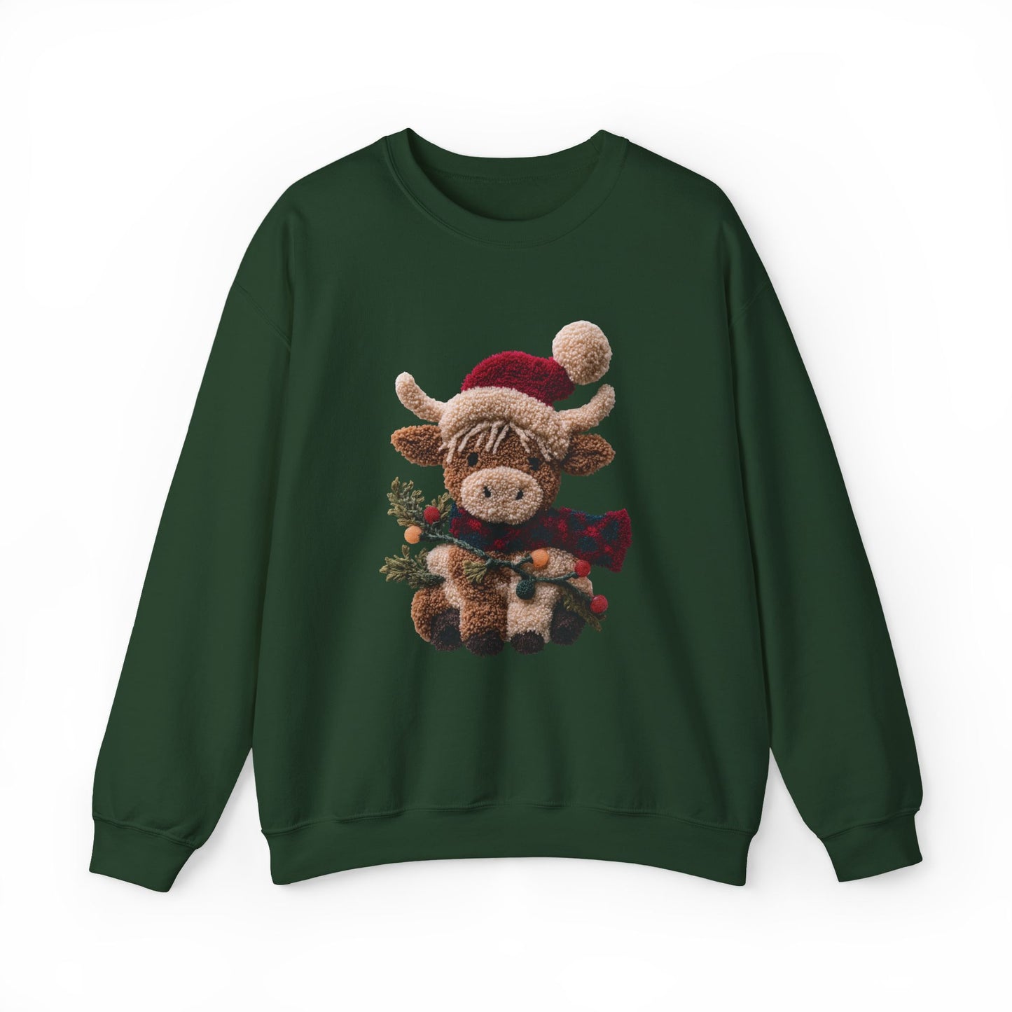 Vintage Highland Cow Crewneck Sweatshirt