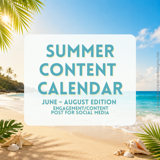 Summer Content Calendar: June - August Edition Social Media Content