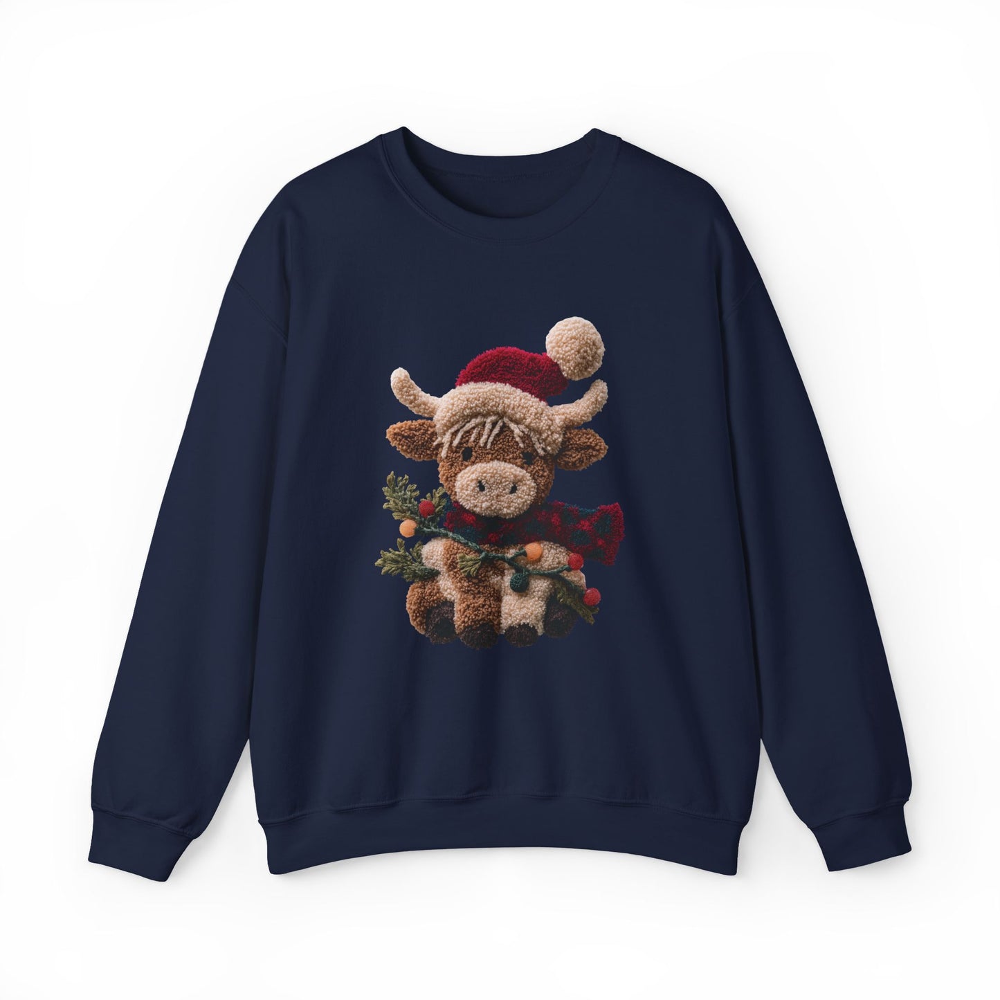 Vintage Highland Cow Crewneck Sweatshirt