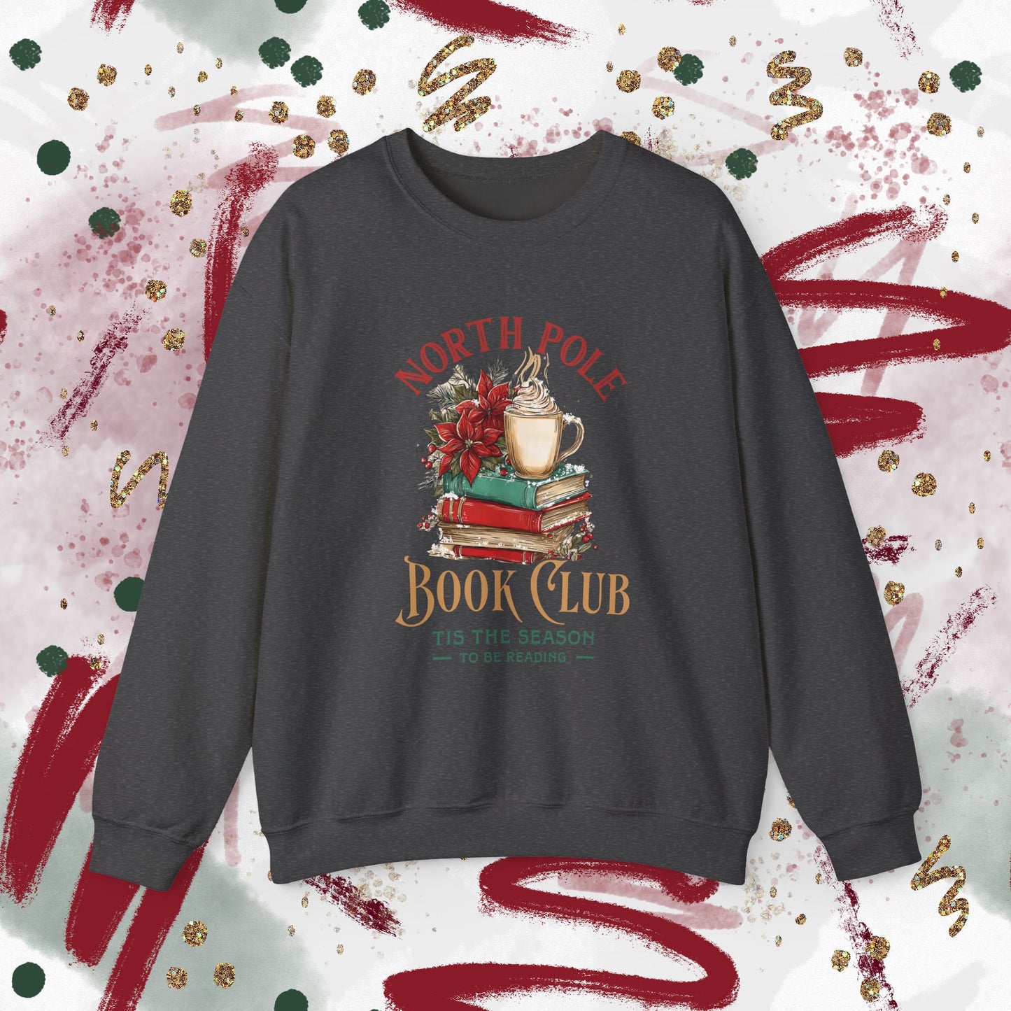 North Pole Book Club Crewneck Sweatshirt