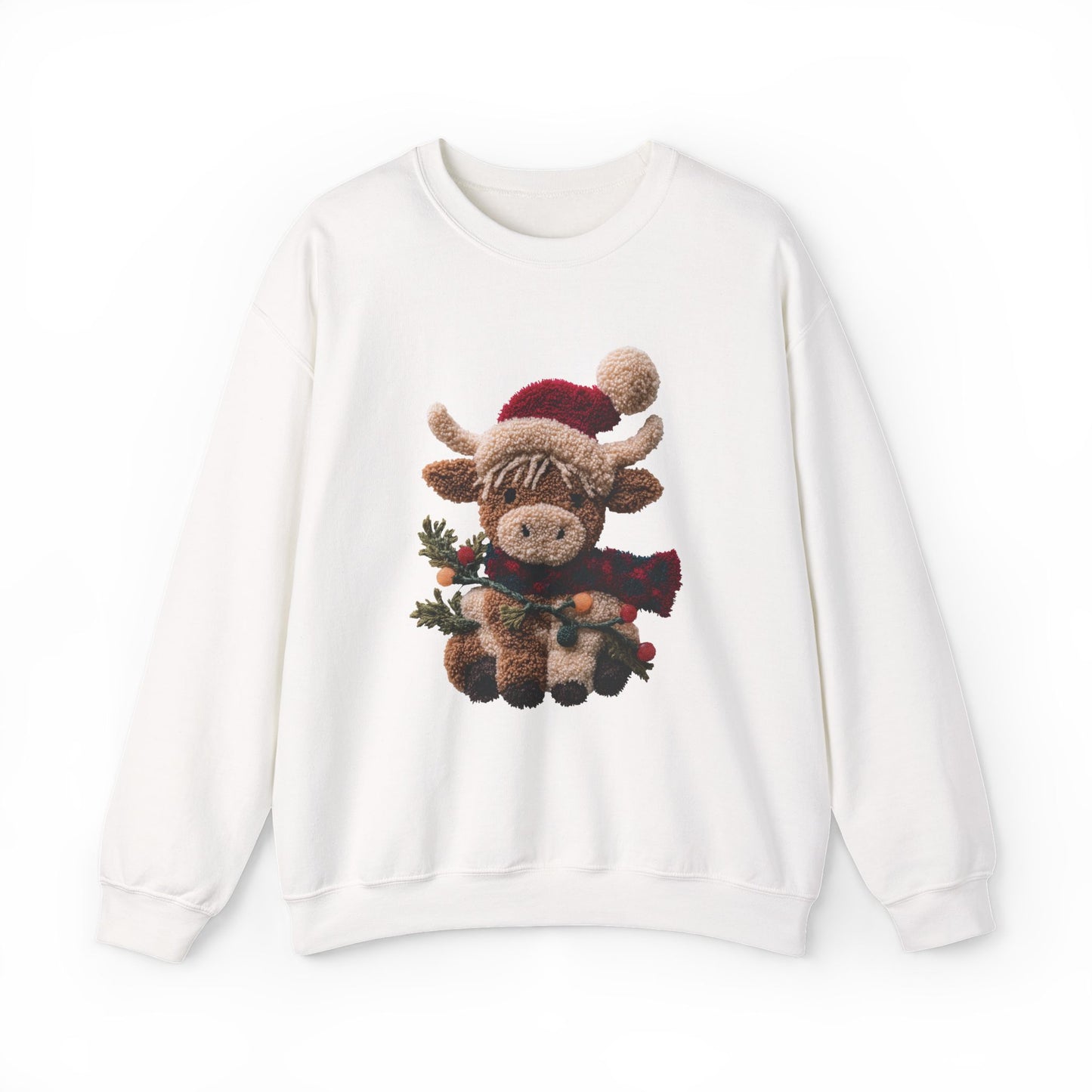 Vintage Highland Cow Crewneck Sweatshirt