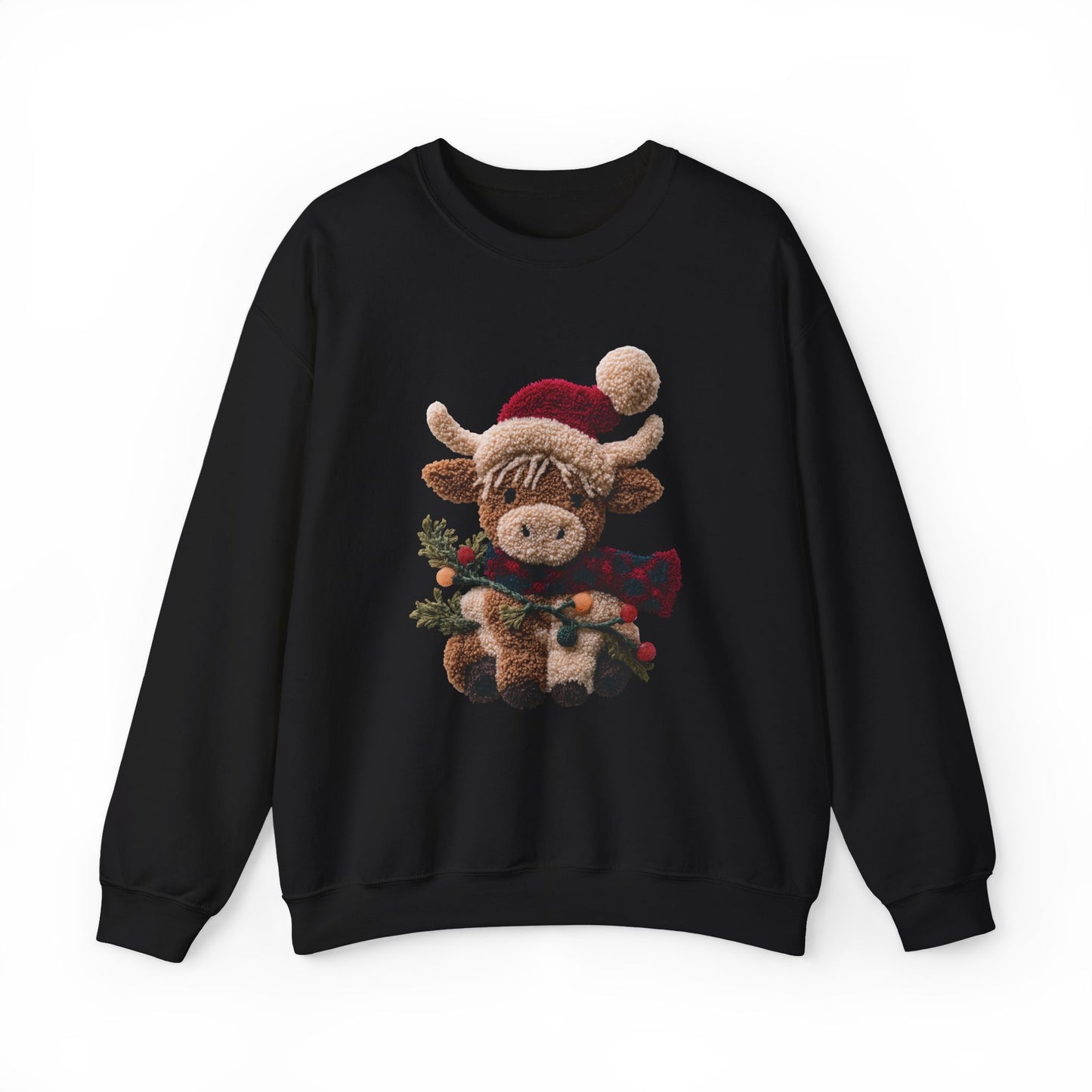 Vintage Highland Cow Crewneck Sweatshirt