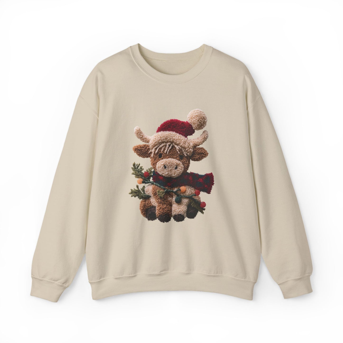 Vintage Highland Cow Crewneck Sweatshirt