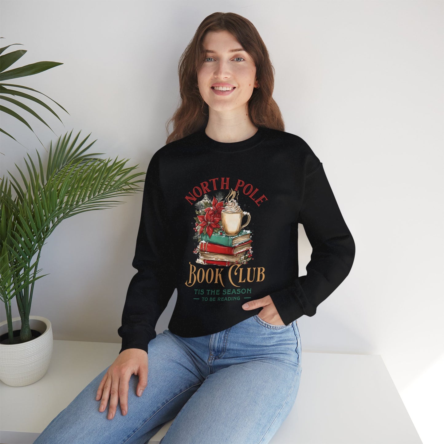North Pole Book Club Crewneck Sweatshirt