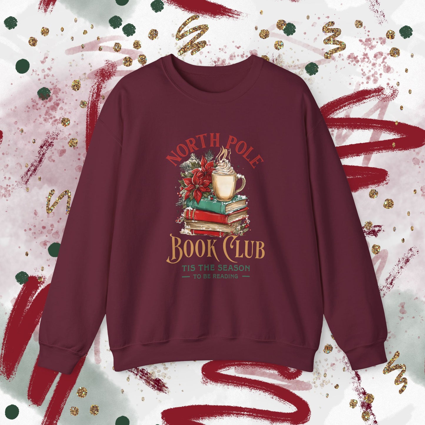 North Pole Book Club Crewneck Sweatshirt