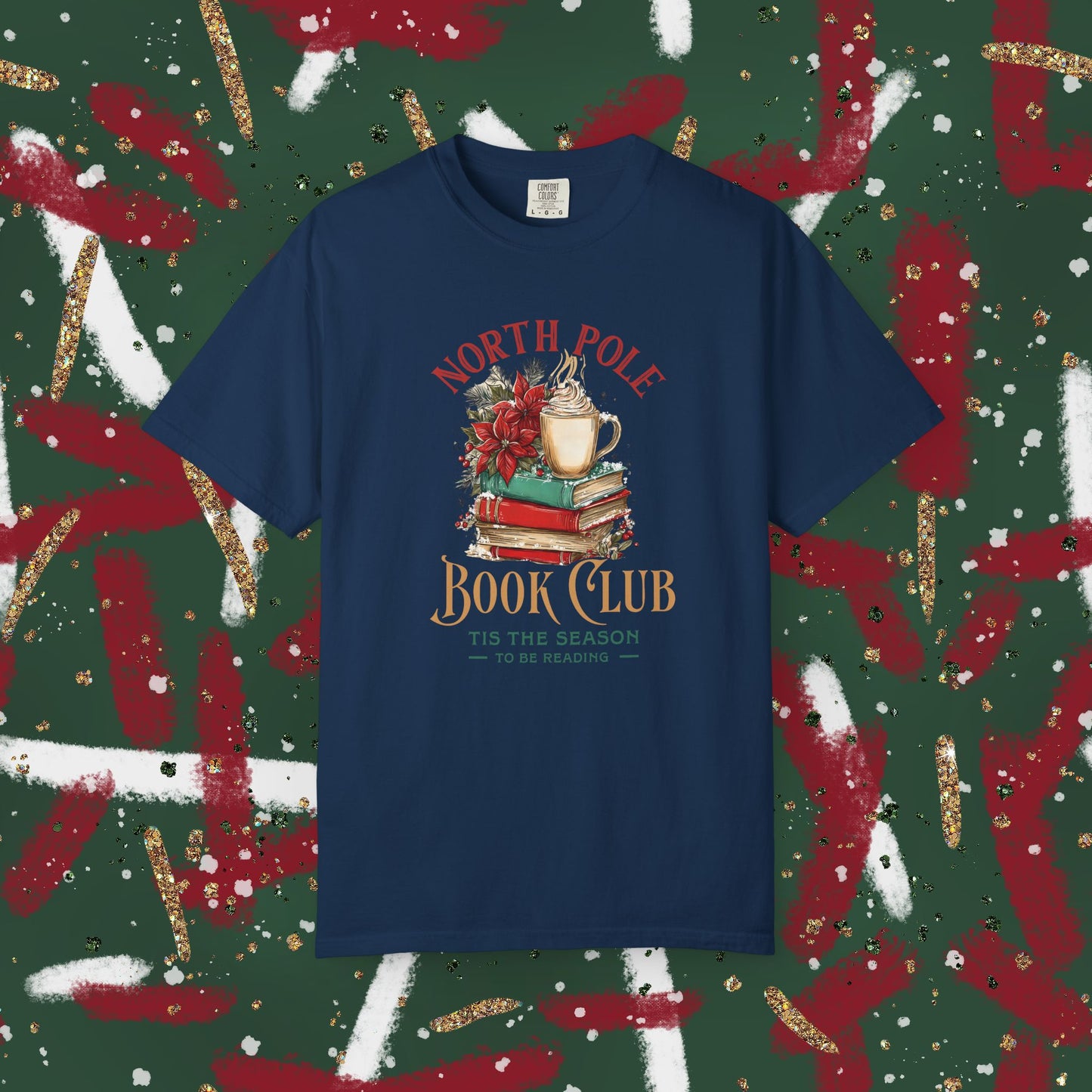 North Pole Book Club Graphic T-Shirt