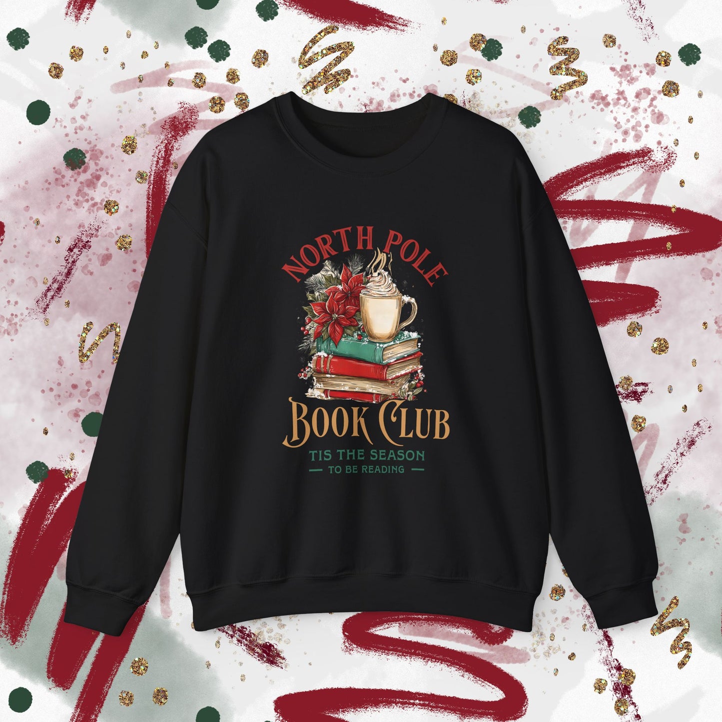 North Pole Book Club Crewneck Sweatshirt
