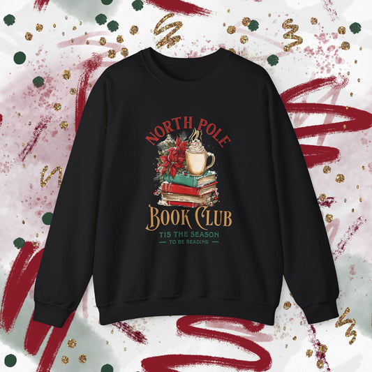 North Pole Book Club Crewneck Sweatshirt