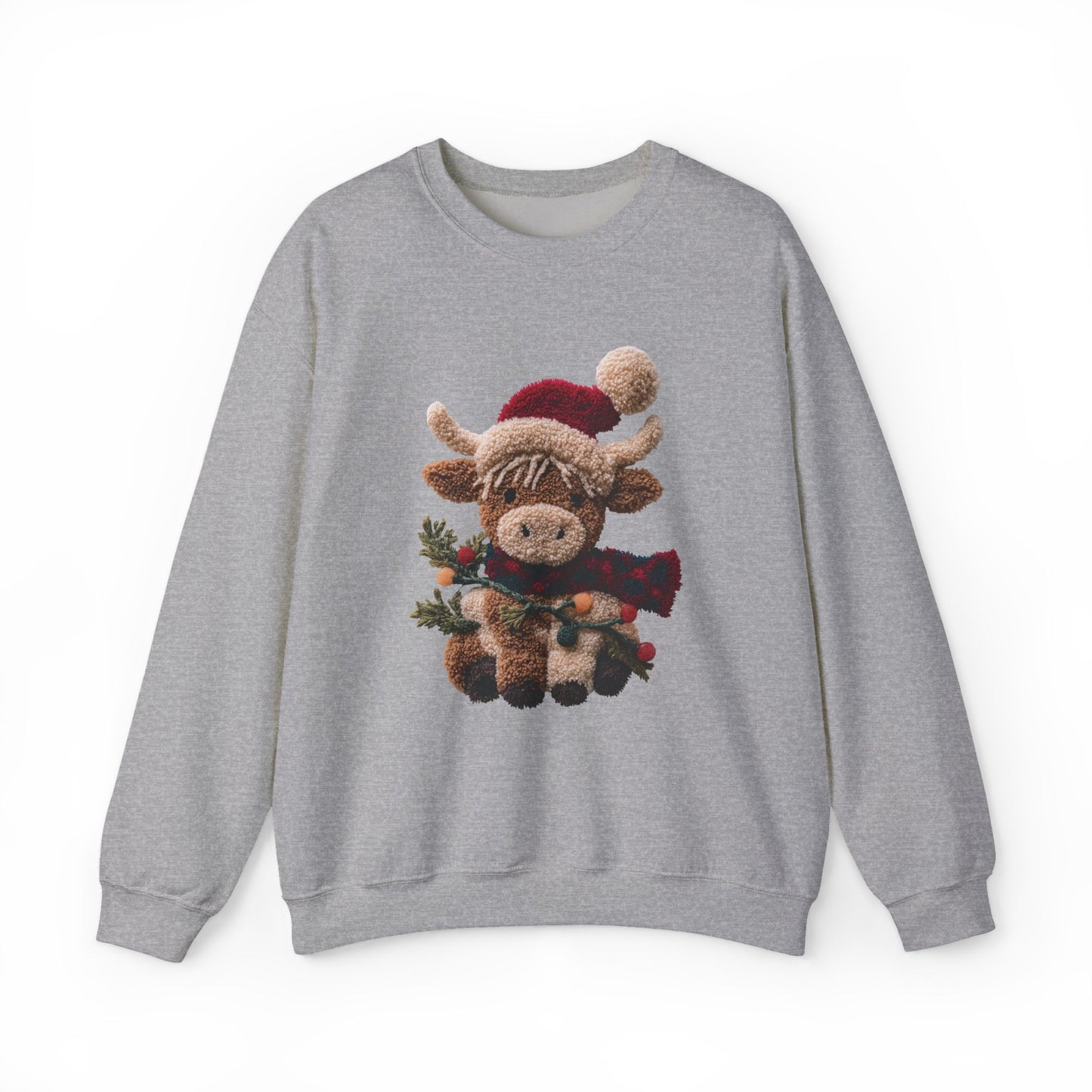 Vintage Highland Cow Crewneck Sweatshirt