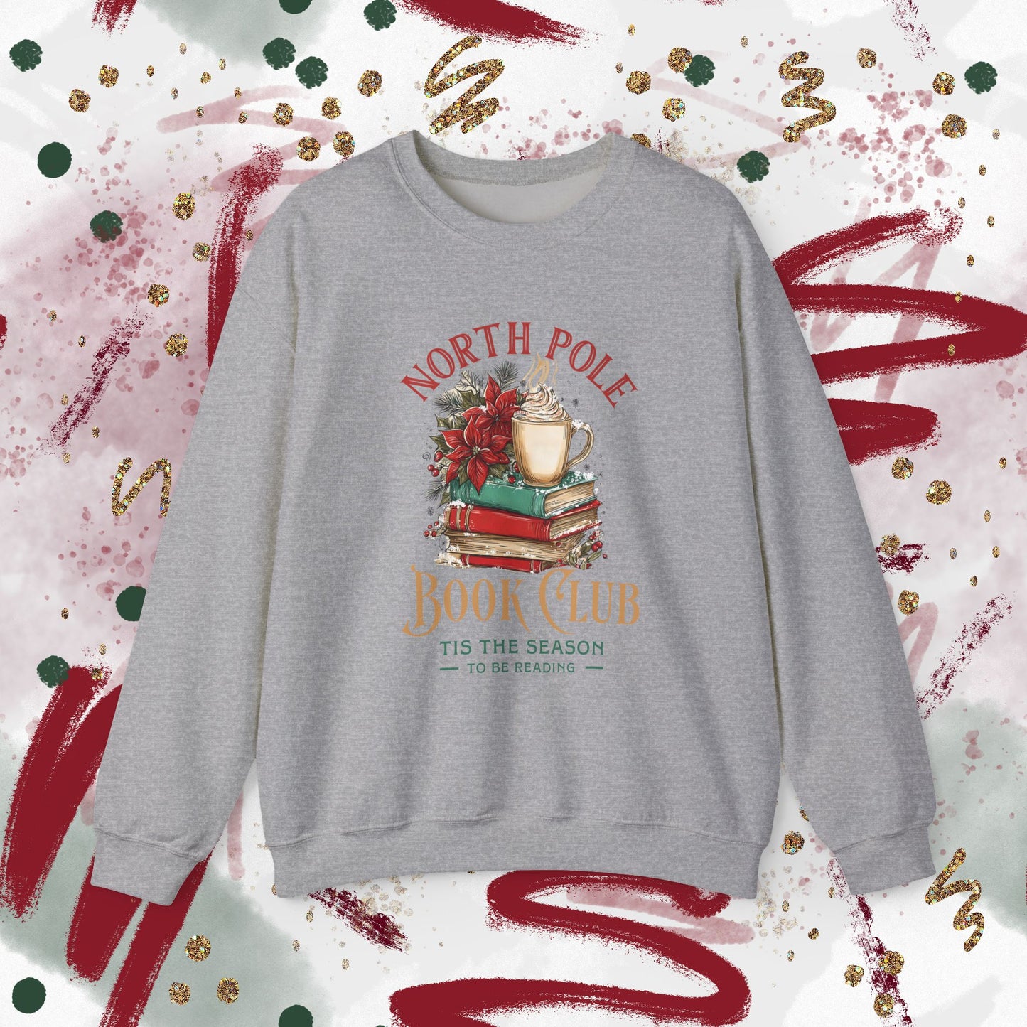 North Pole Book Club Crewneck Sweatshirt