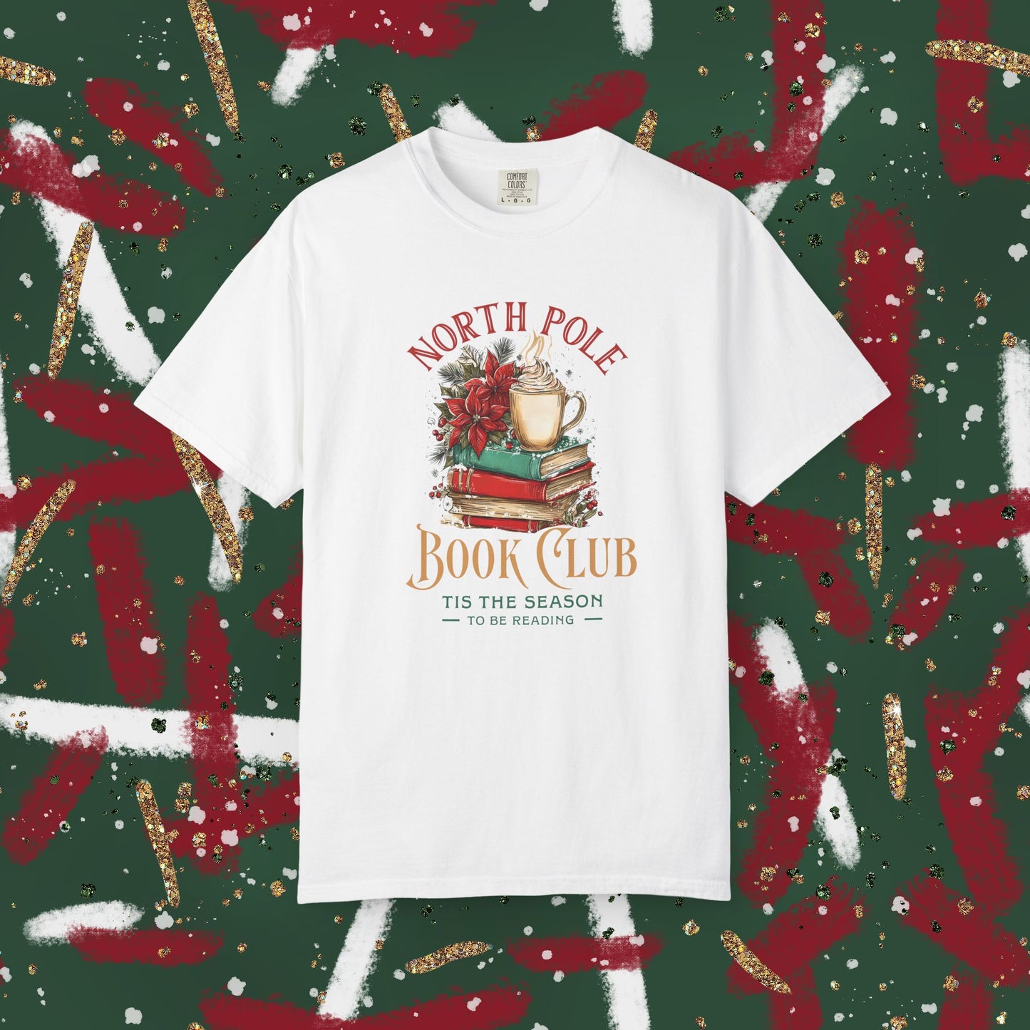 North Pole Book Club Graphic T-Shirt