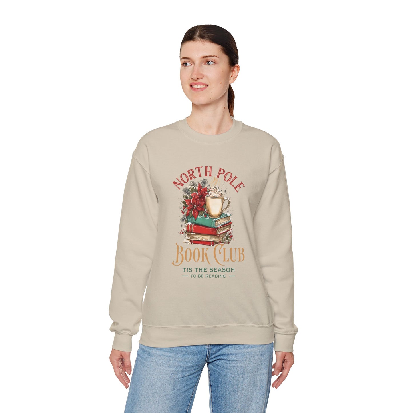 North Pole Book Club Crewneck Sweatshirt