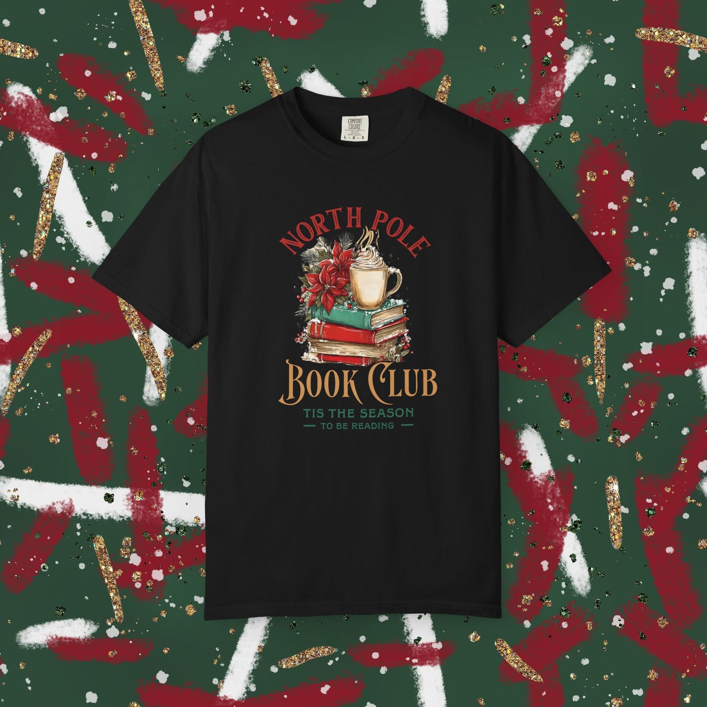 North Pole Book Club Graphic T-Shirt