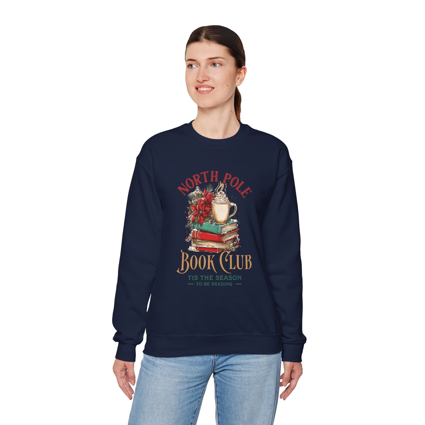 North Pole Book Club Crewneck Sweatshirt