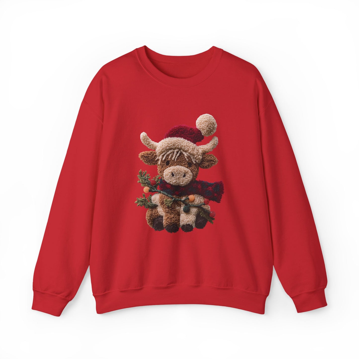 Vintage Highland Cow Crewneck Sweatshirt