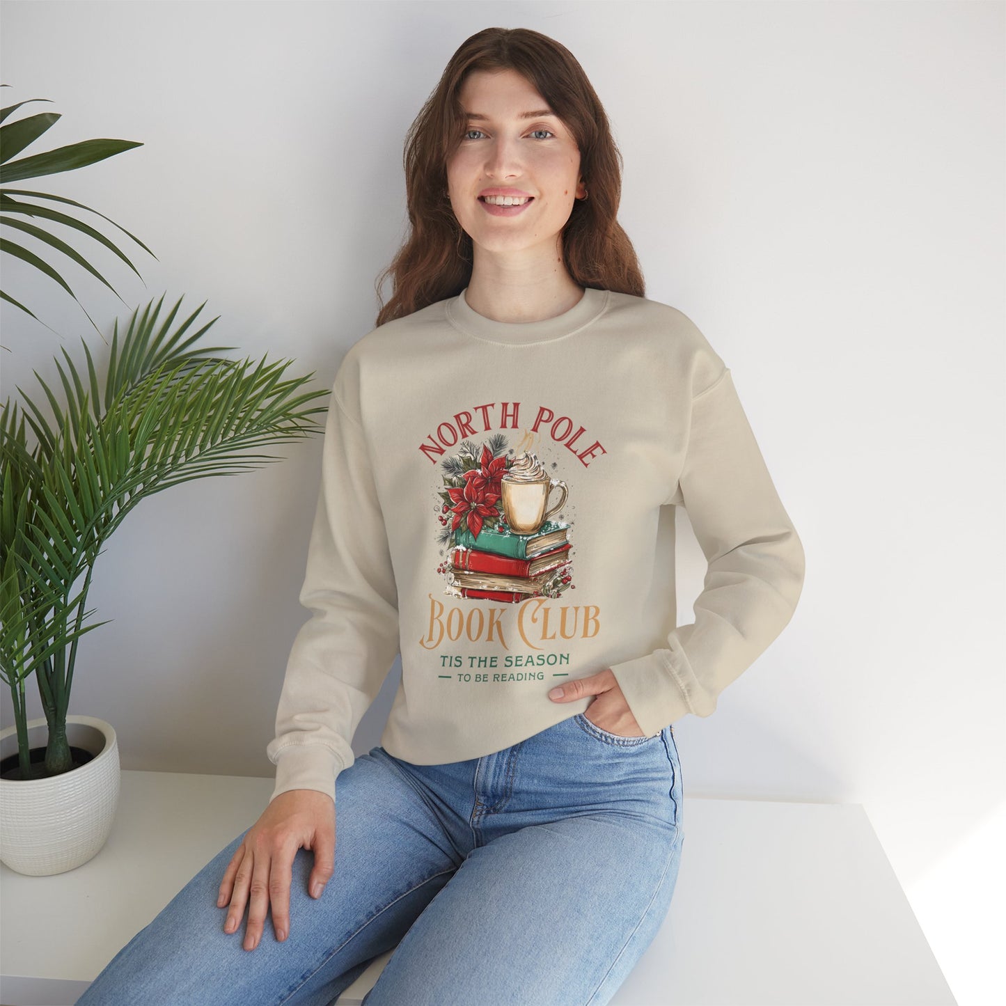 North Pole Book Club Crewneck Sweatshirt