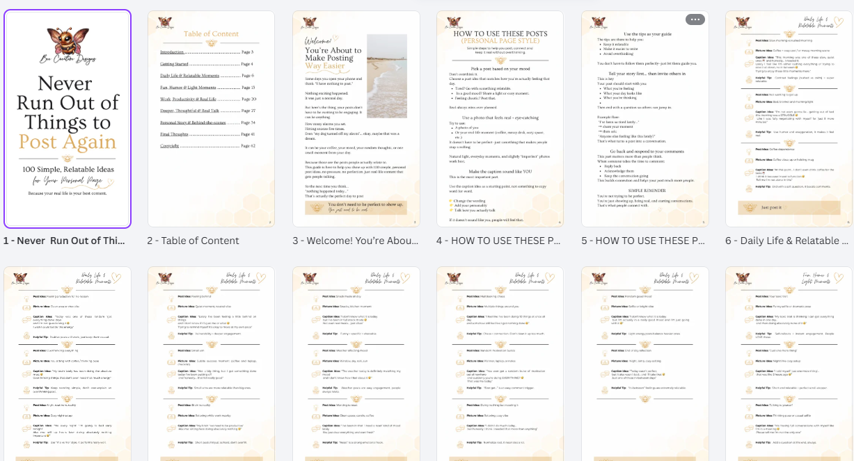 Never  Run Out of Things to Post Again Guide