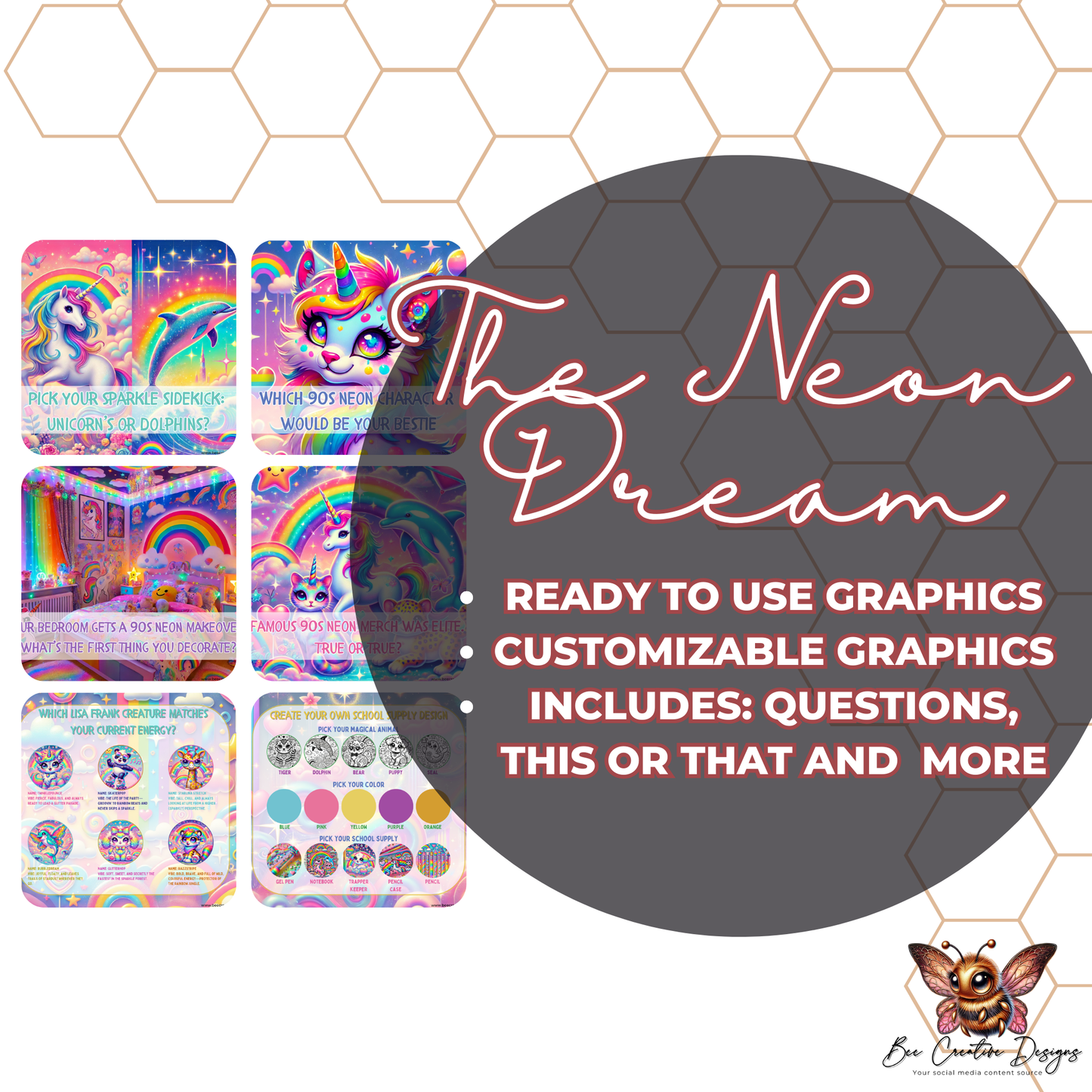 The Neon Dream Social Media Content