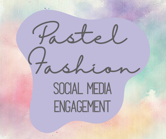 Pastel Fashion Social Media Engagement